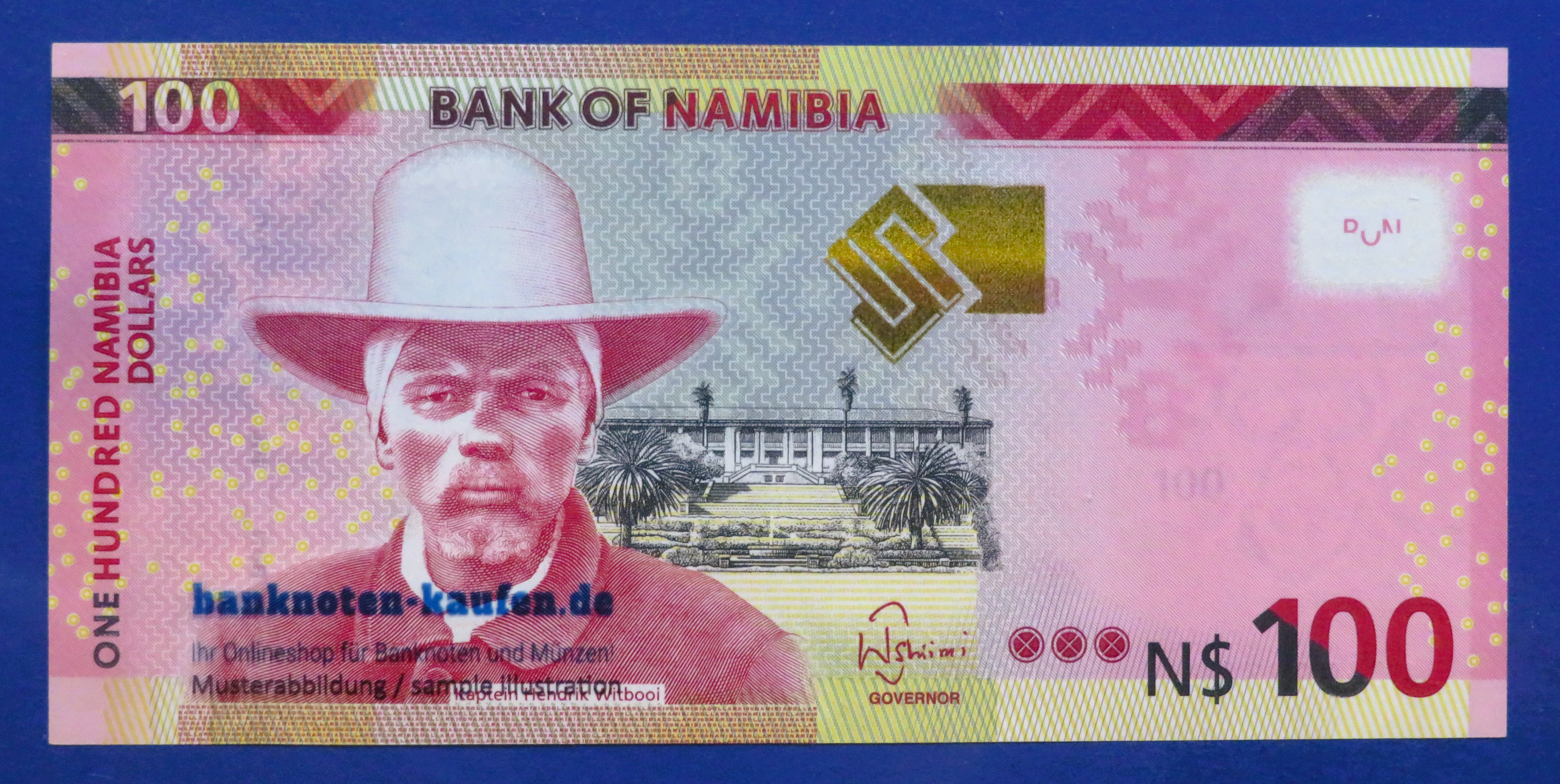 Namibia, 100 Dollars, 2018, kassenfrisch (UNC), P-14b