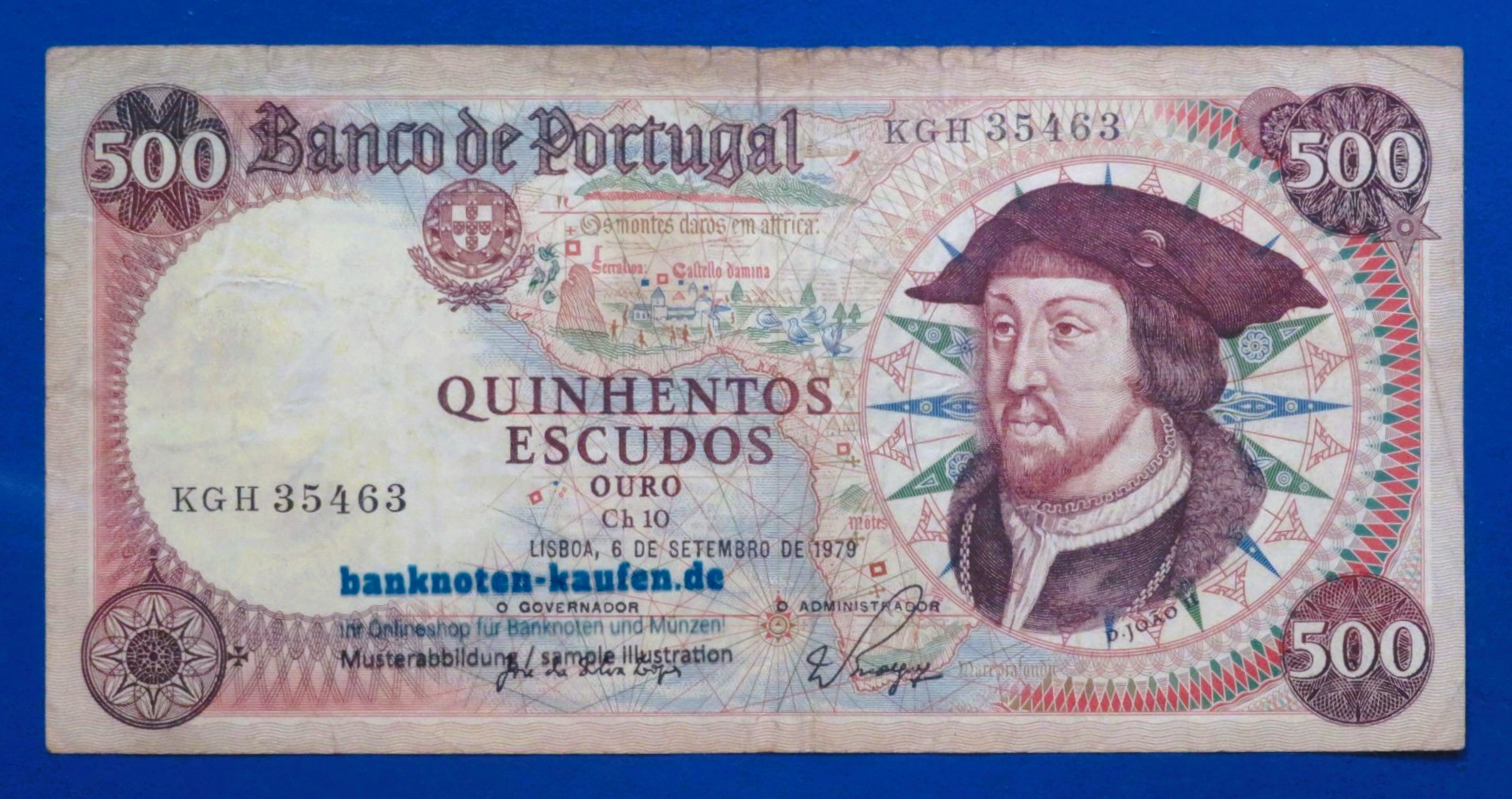 Portugal, 500 Escudos, 1979, gebraucht (USED / F), P-170b