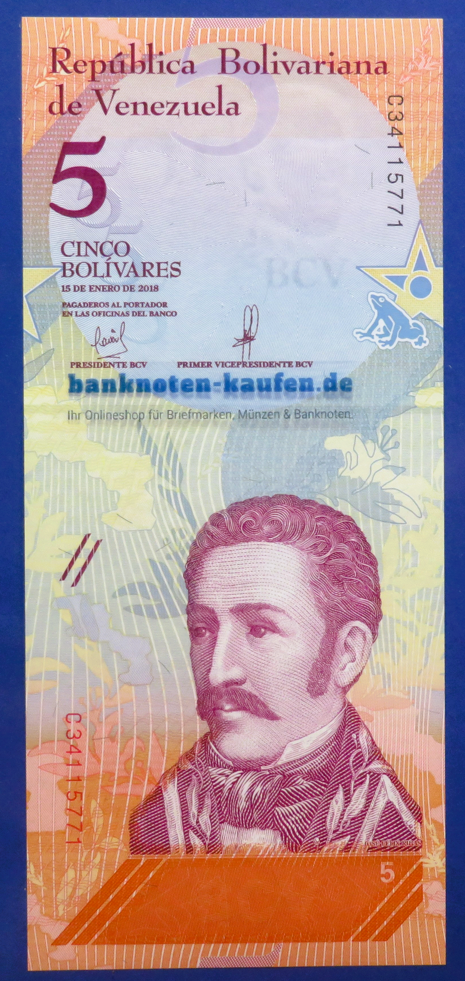 Venezuela, 5 Bolivares Soberano, 2018, uncirculated (UNC), P-102