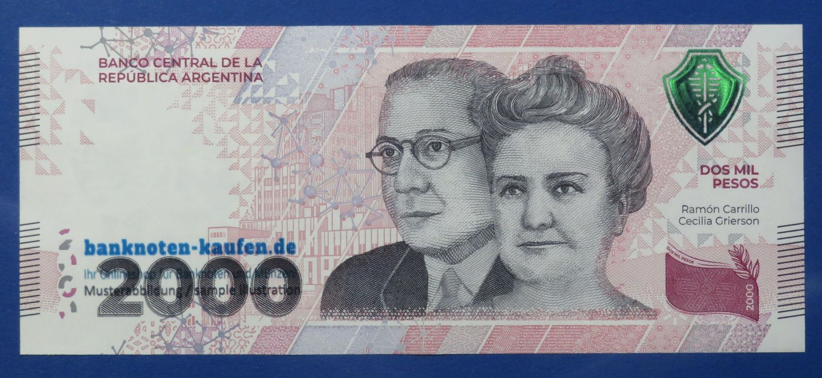 Argentina - 2,000 Pesos, 2023ND, uncirculated (UNC), P-new 