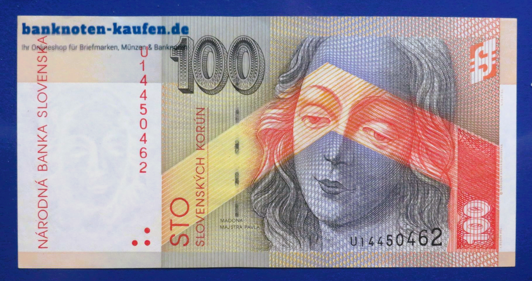 Slowakei, 100 Korun, 2001, gebraucht (USED / XF+), P-25d