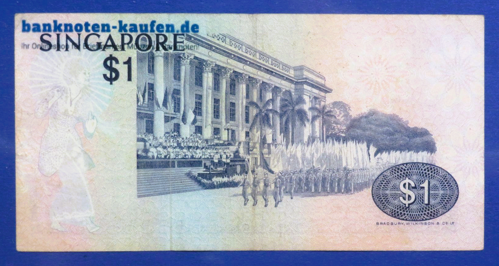 Singapore, 1 Dollar, 1976ND, circulated (USED / VF), P-9
