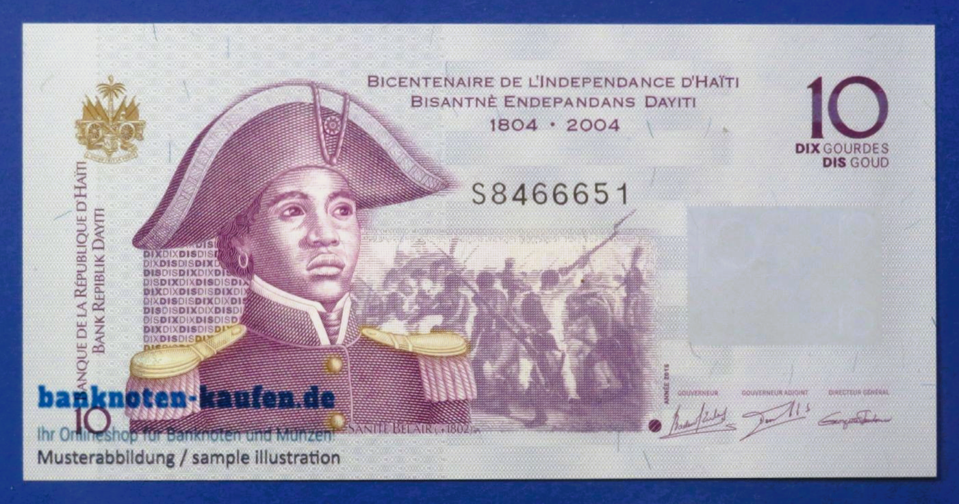 Haiti, 10 Gourdes, 2016, uncirculated (UNC), Commemorative issue, P-272 