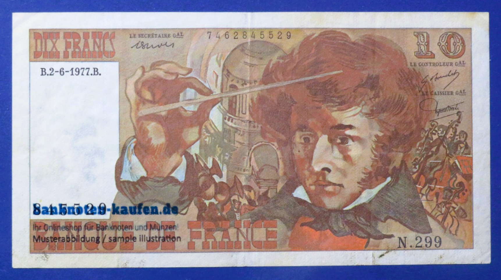 France, 10 Francs, 1977, circulated (USED / VF), P-150c