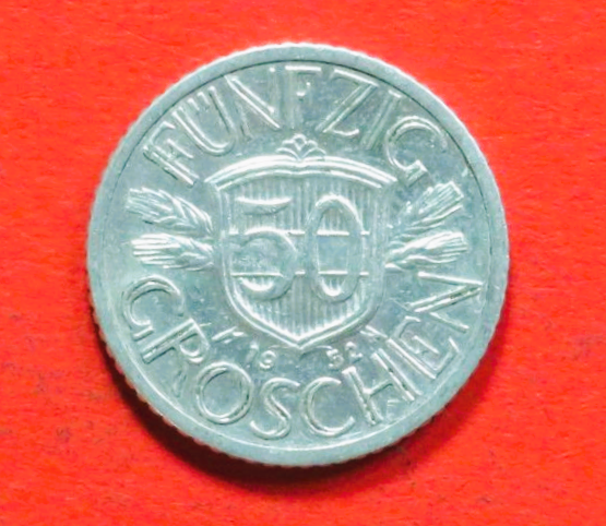 Österreich:  50 Groschen, 1946-1955, gebraucht (used / vz), # 69