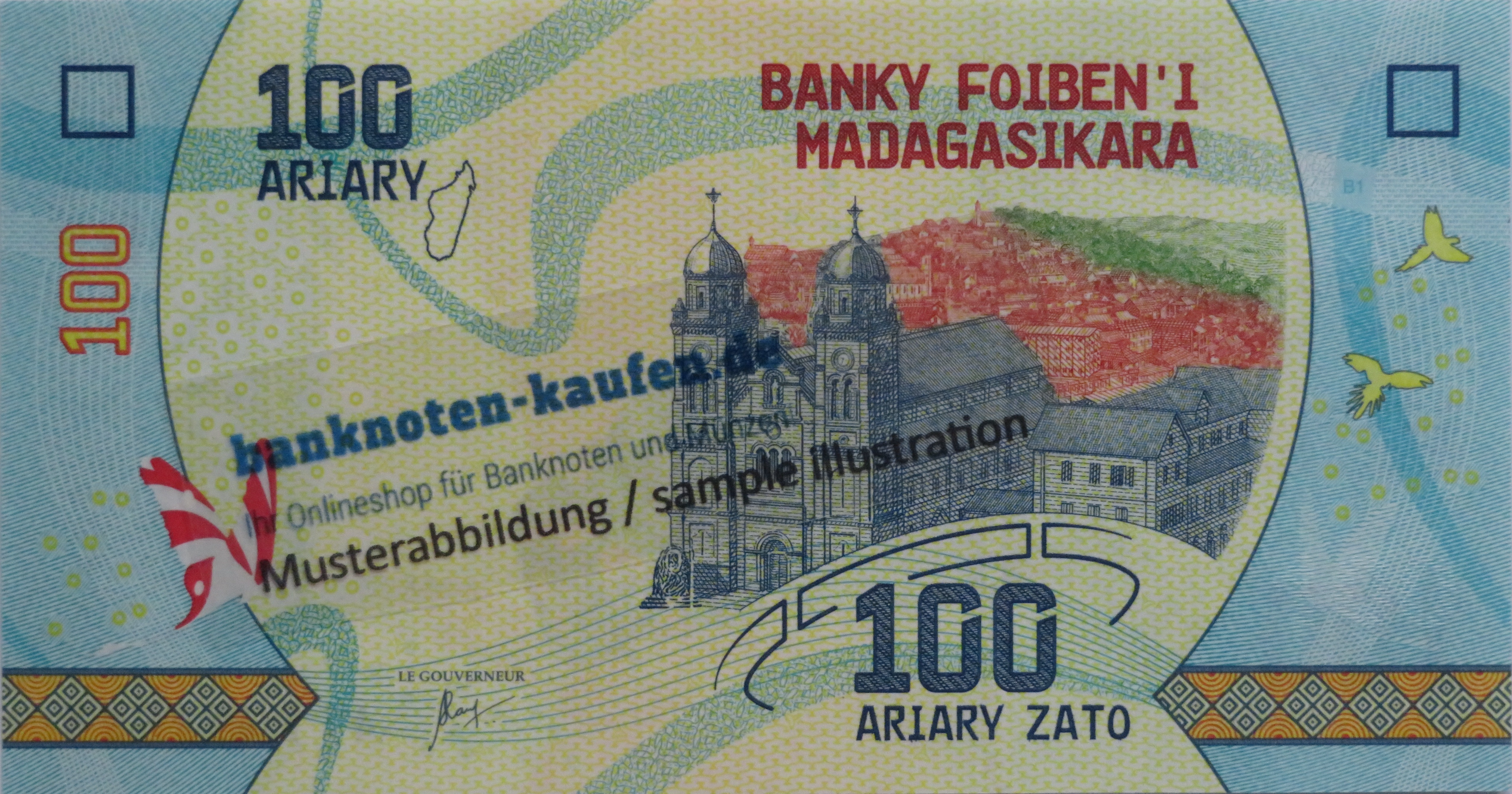 Madagaskar, 100 Ariary, 2017ND, uncirculated (UNC), P-97