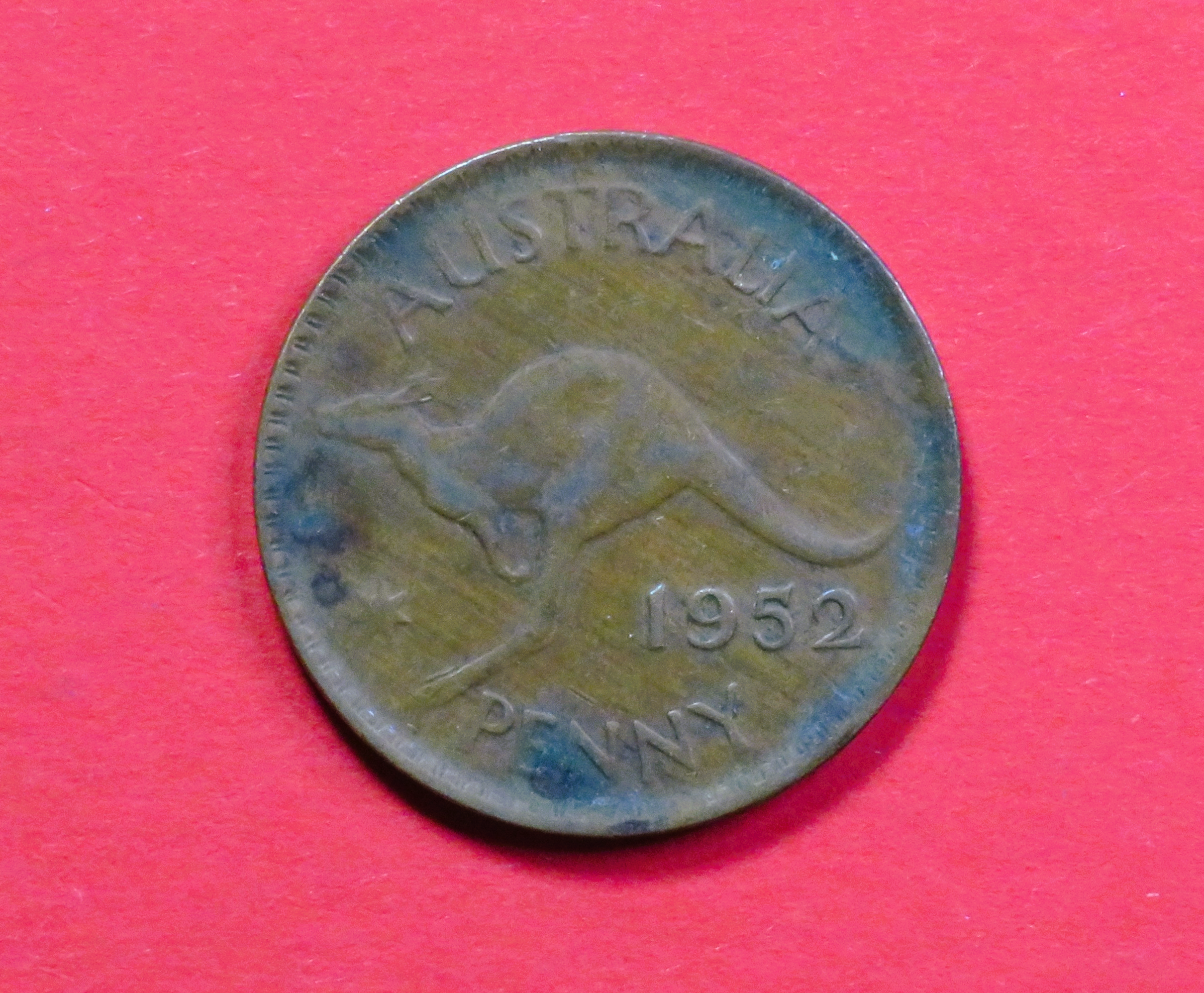 Australia, 1 Penny, 1949-1952, circulated (USED / vf), George VI.