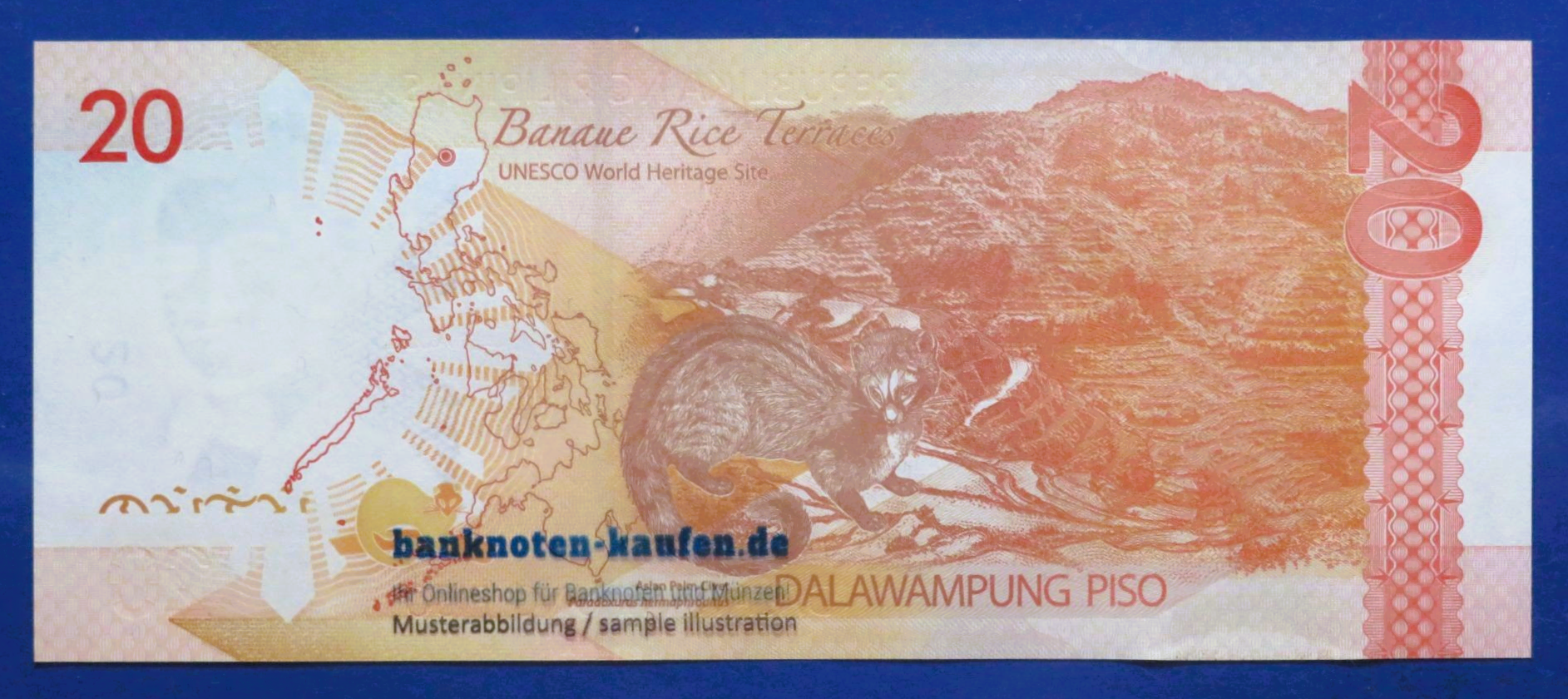 Philippinen, 20 Piso, 2022, fast kassenfrisch (AU), P-230