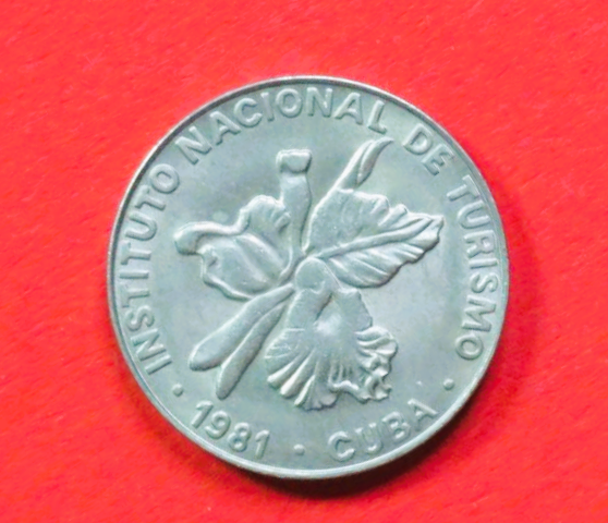 Karibik:  25 Centavos, 1981, gebraucht (used / vz), # 708.2