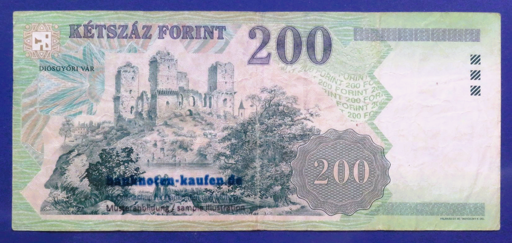 Hungary, 200 Forint, 1998, circulated (USED / F), P-178
