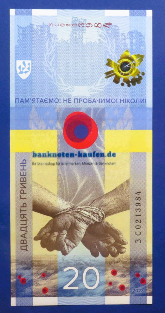 Ukraine, 20 Hryven, 2023, uncirculated (UNC), Commemorative issue, P-136F
