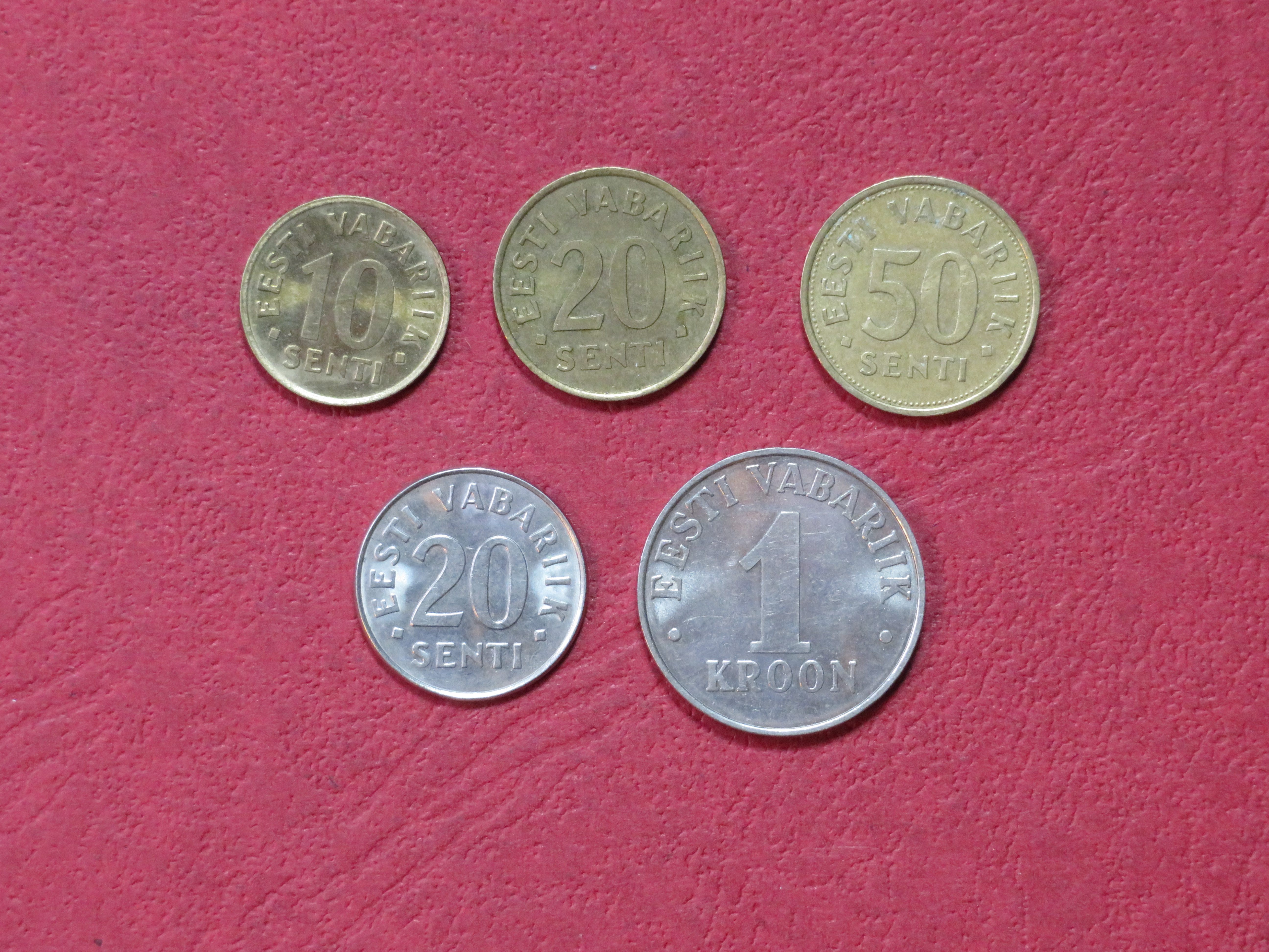 Colombia - Coin Set 1974-1981 - USED