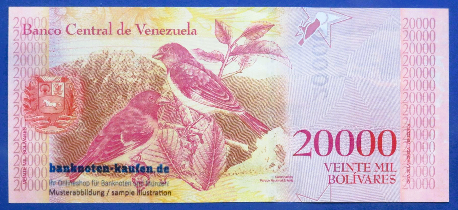 Venezuela - 20,000 Bolivares fuerte, 2017, uncirculated (UNC), P-99