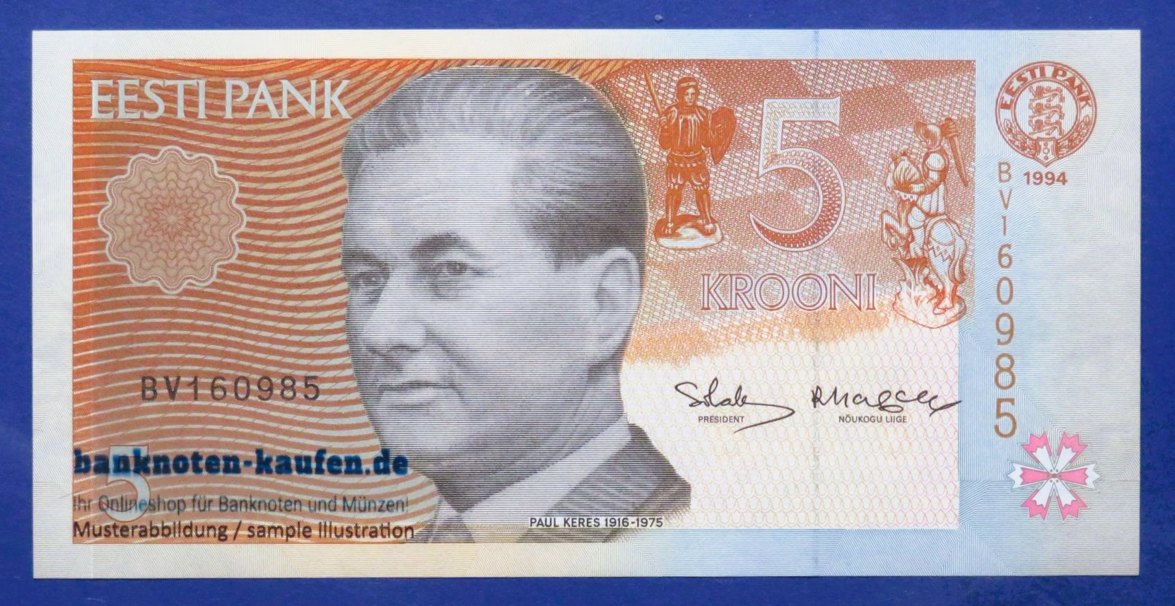 Estonia, 5 Krooni, 1994, uncirculated (UNC), P-76a