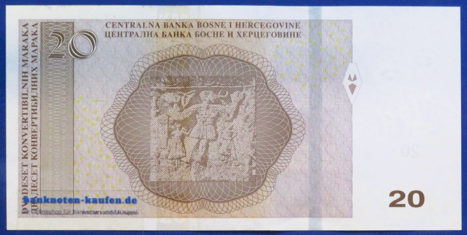 Bosnien Herzegowina, 20 Maraka, 2019, fast kassenfrisch (AU), P-82b