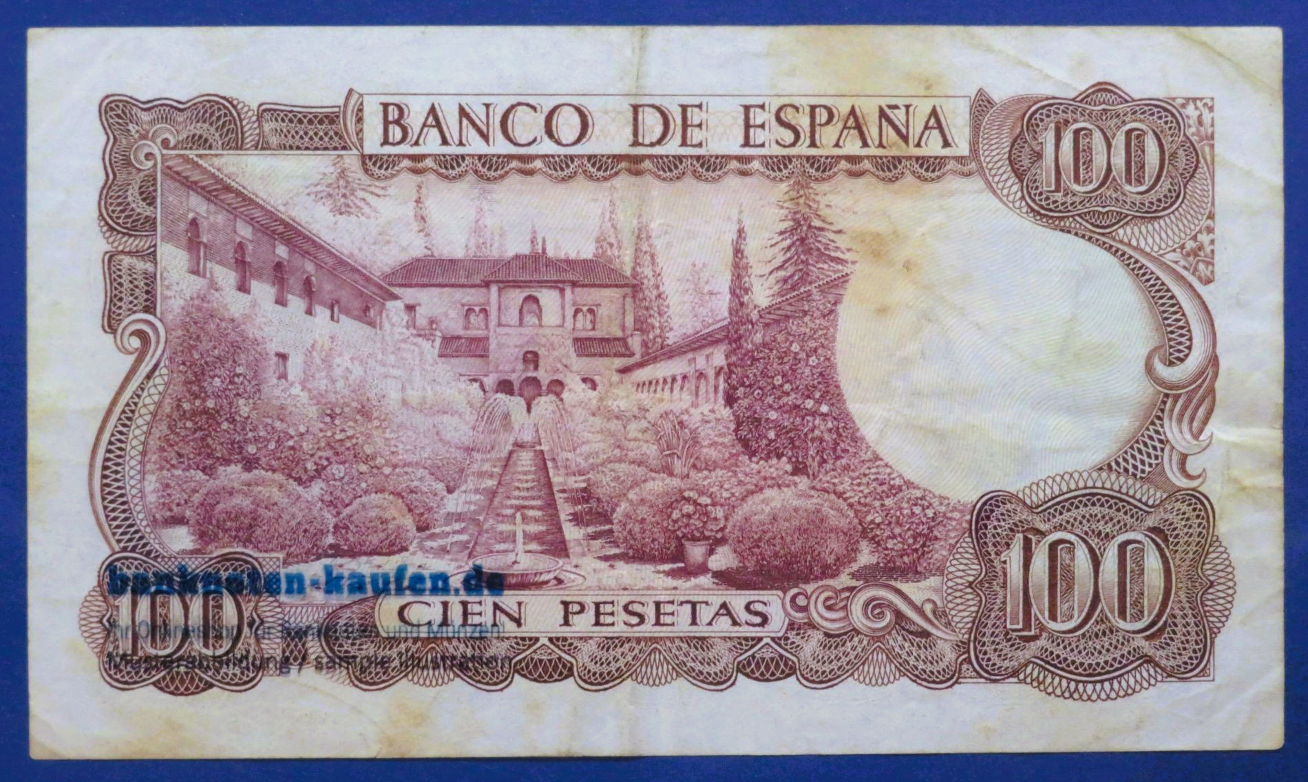 Spanien, 100 Pesetas, 1970, gebraucht (USED / VF), P-152