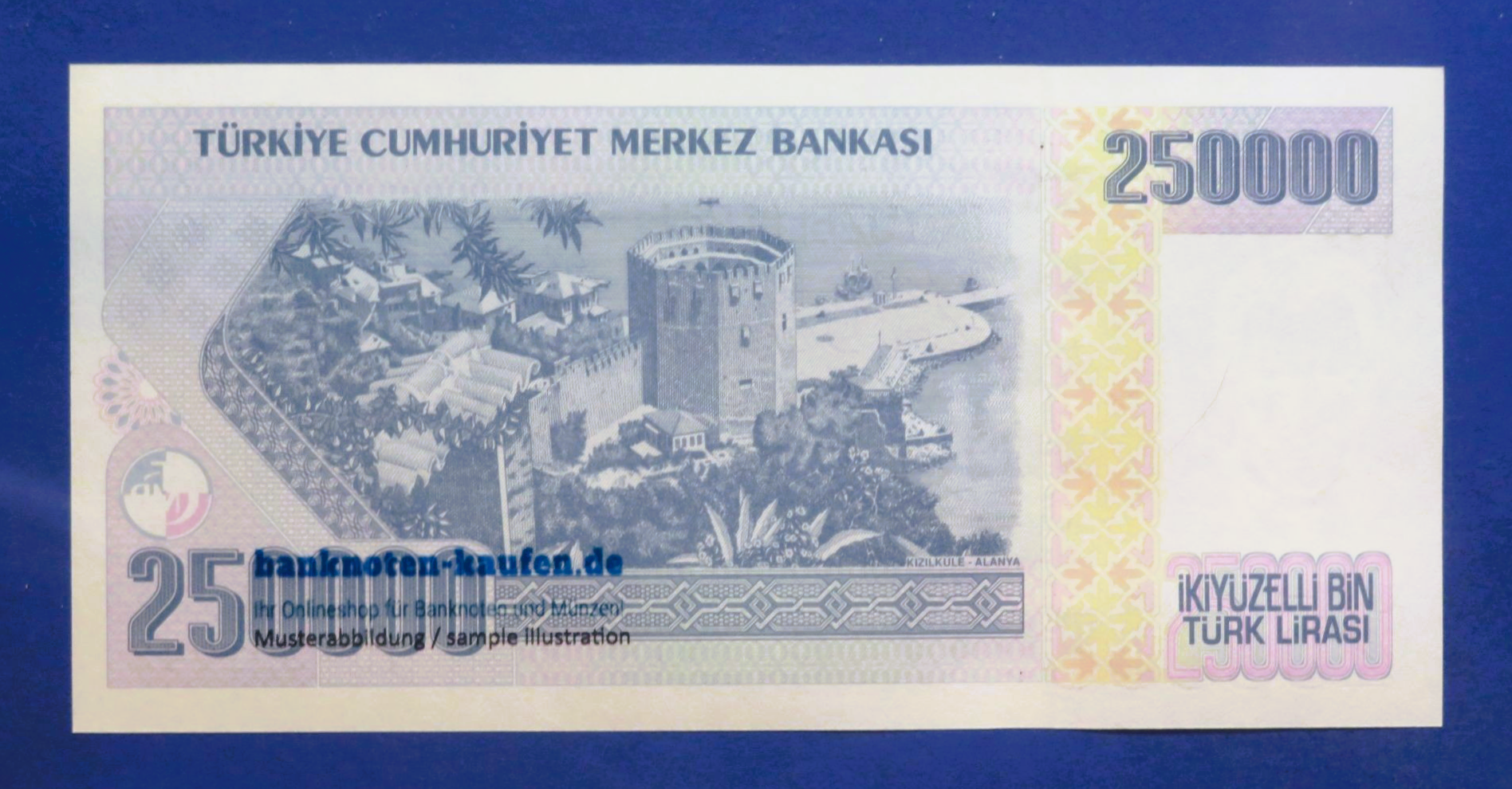 Turkey - 250,000 Lira, 1998ND, uncirculated (UNC), P-211
