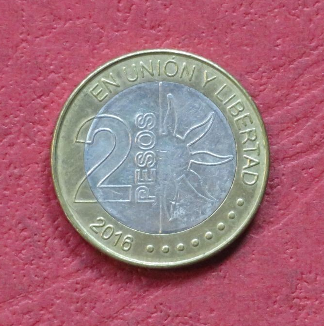 Argentinia - EZM 2: Singlecoin, 2 Pesos, 2018, USED, Commemorative Coin