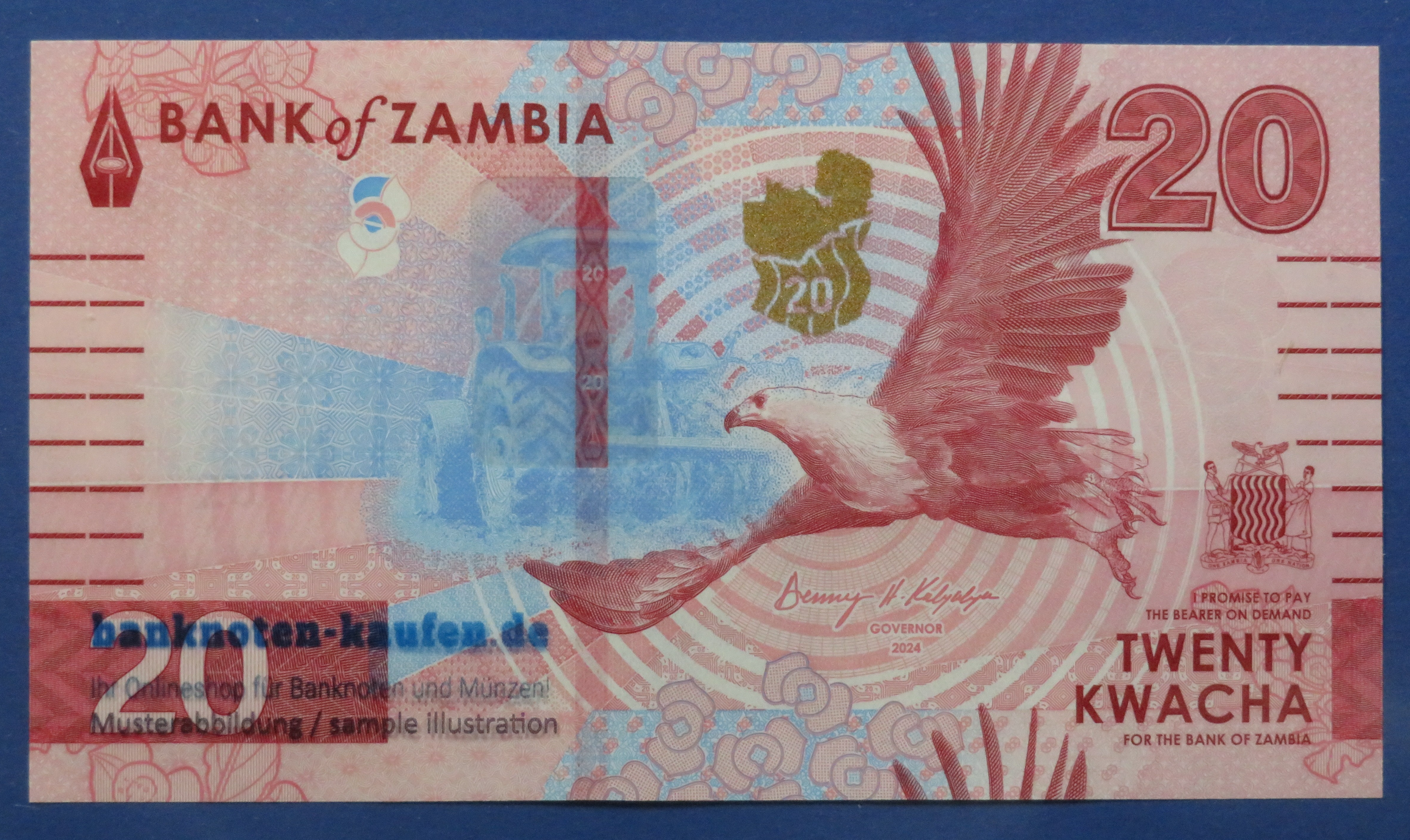 Zambia, 20 Kwacha, 2024, uncirculated (UNC)