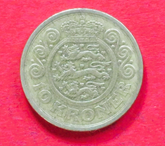 Dänemark:  10 Kroner, 1994-1999, gebraucht (used / ss+), # 96