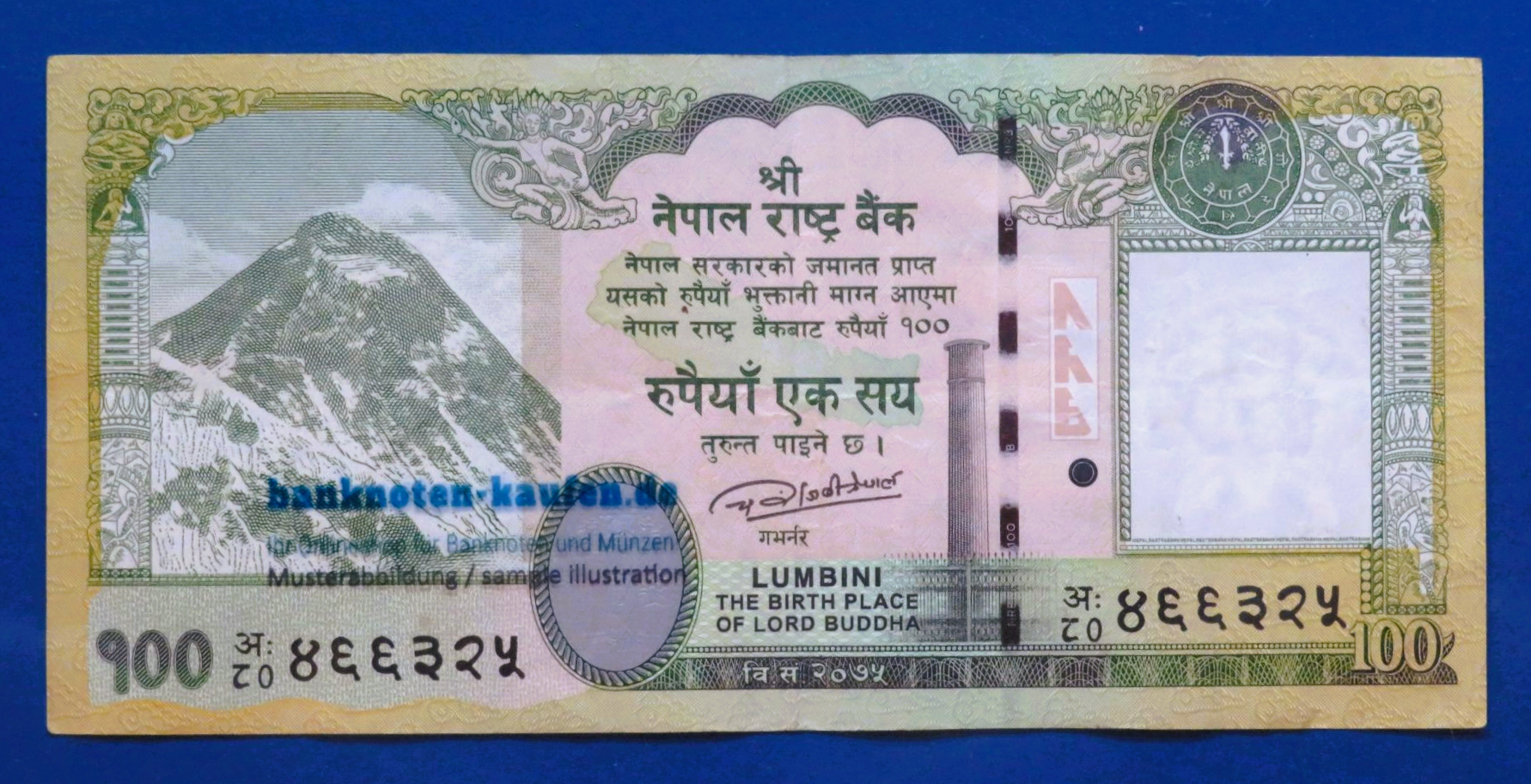 Nepal, 100 Rupien, 2019, gebraucht (USED / VF), P-80