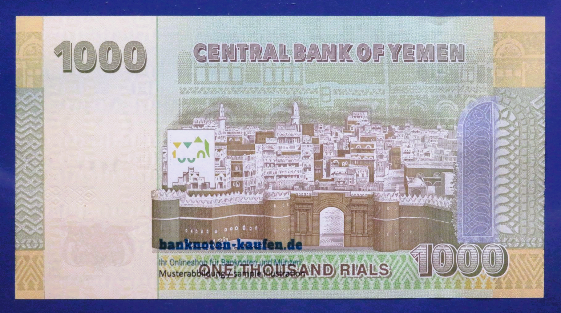 Yemen Arab Republic - 1,000 Rials, 2017, uncirculated (UNC), P-36c