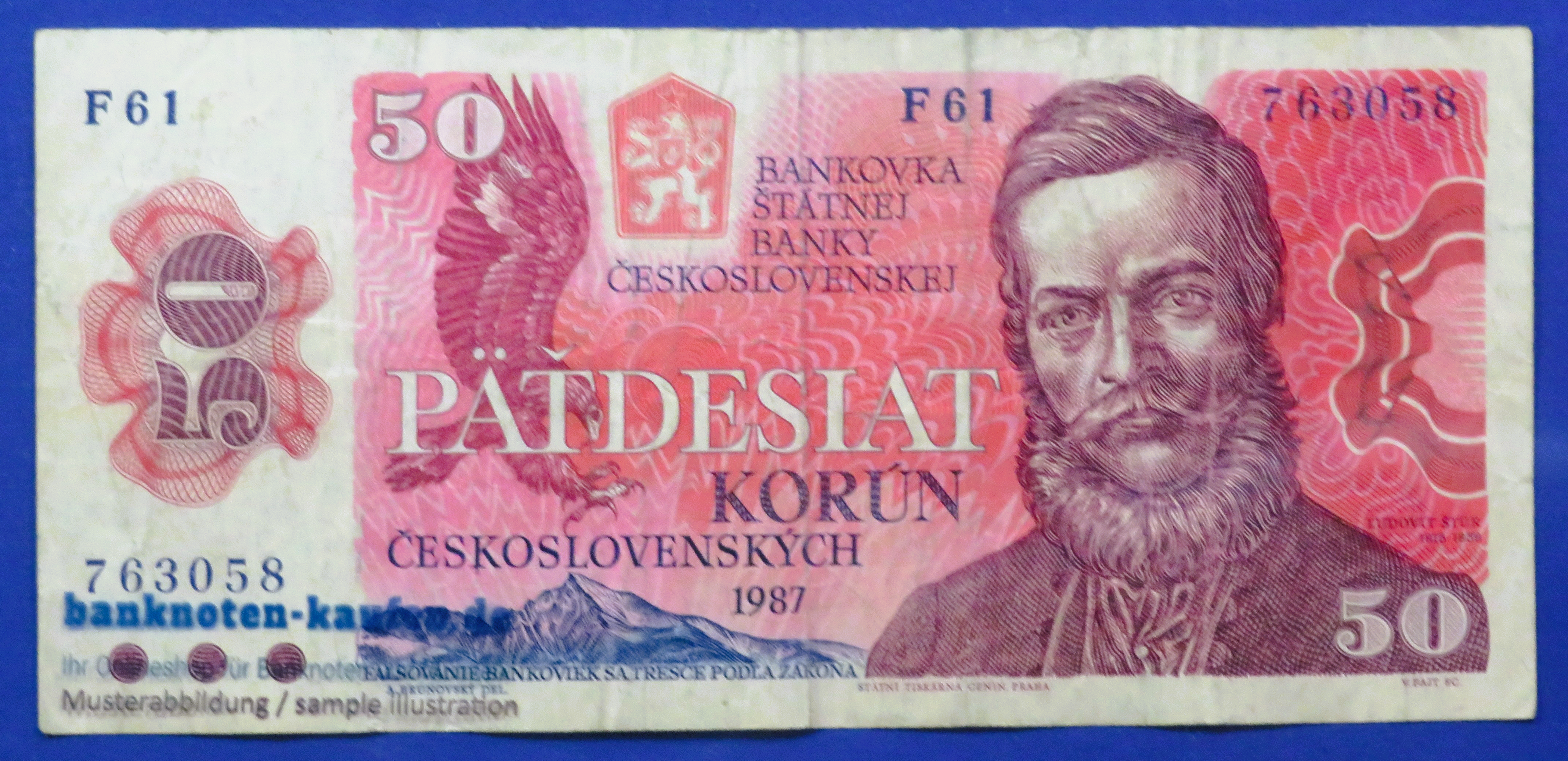 Czechoslovakia, 50 Korun, 1987,  circulated (USED / VF), P-96a