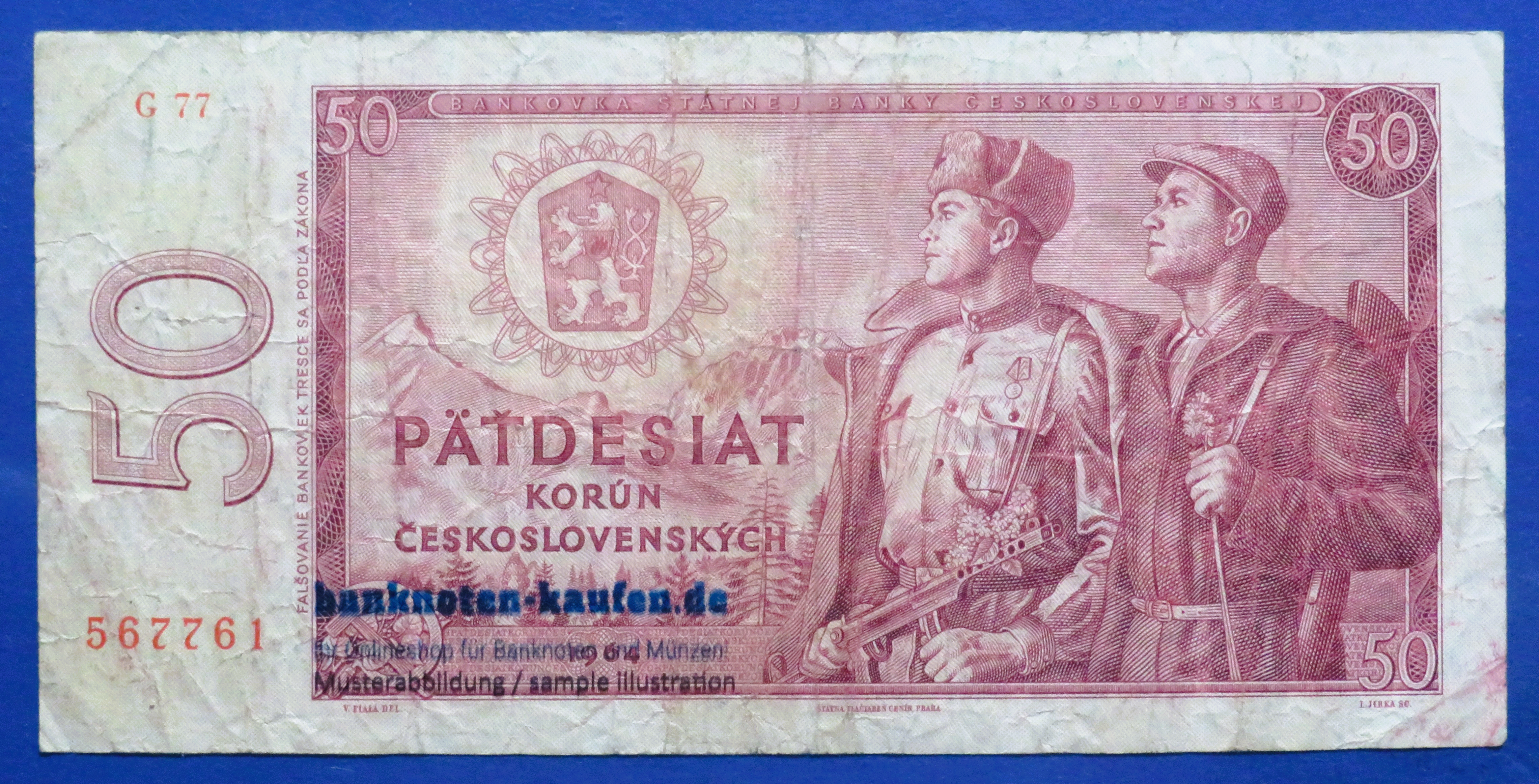 Czechoslovakia, 50 Korun, 1964,  circulated (USED / F), P-90