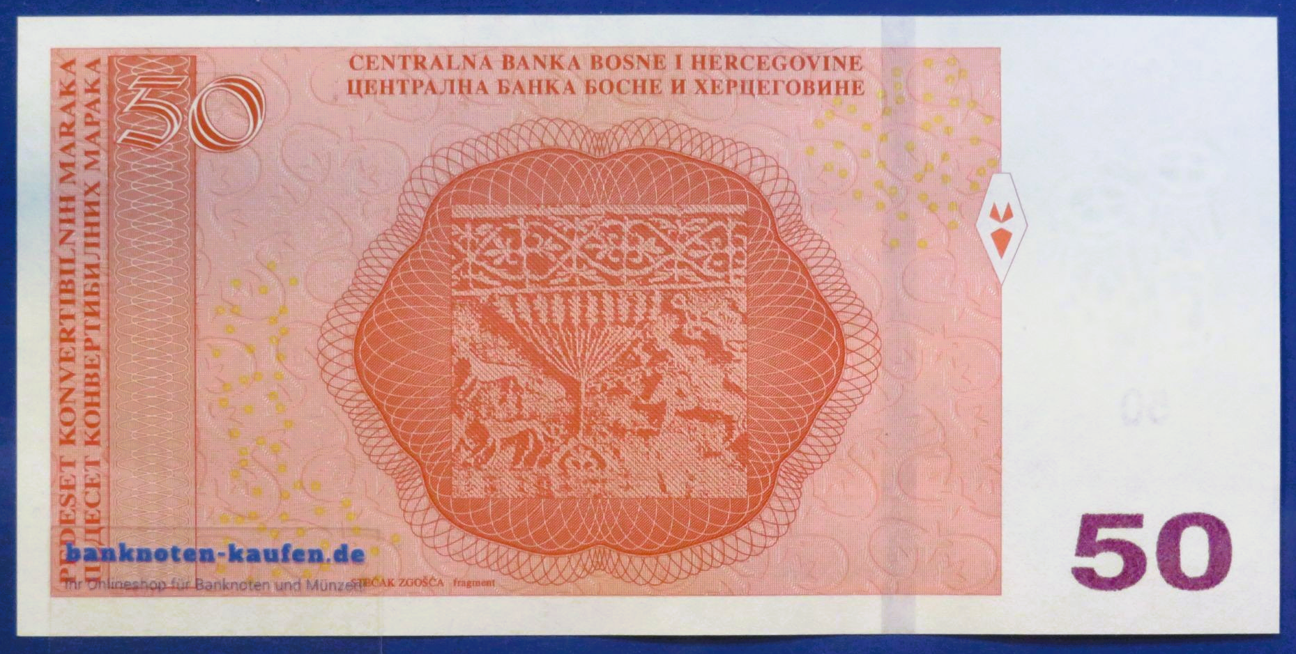 Bosnien Herzegowina, 50 Maraka, 2024, fast kassenfrisch (AU), P-84d