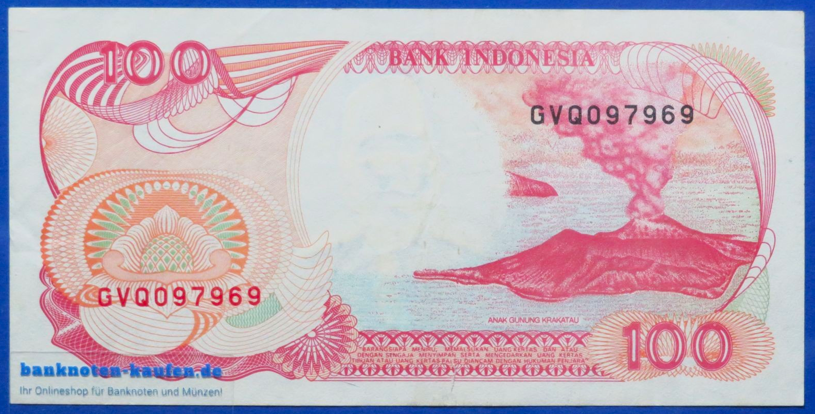 Indonesien, 100 Rupiah, 1992, gebraucht (USED / VF), P-127