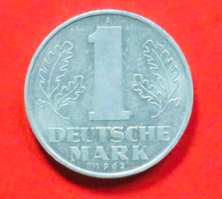 DDR: 1 Deutsche Mark, 1956-1963, gebraucht (used / vz), # 13