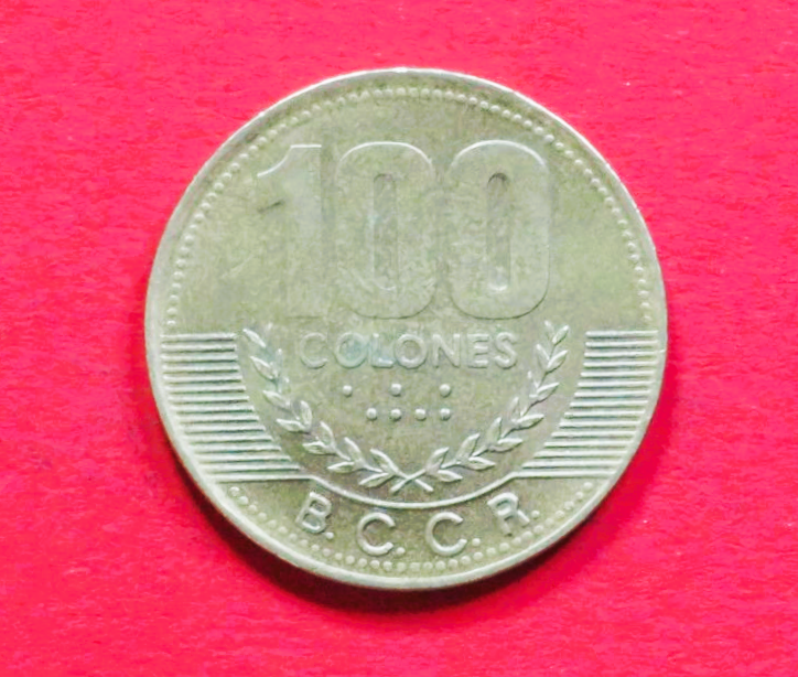 Costa Rica: 100 Colones, 2000, gebraucht (used / ss-vz), # 92a.2