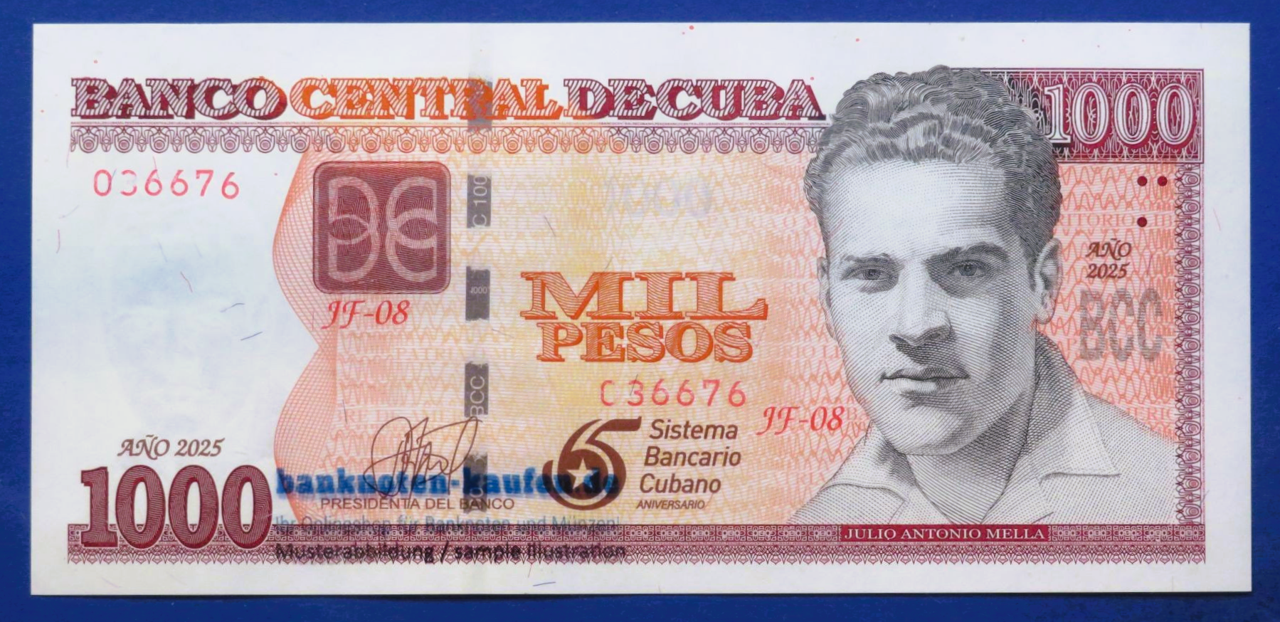 Caribbean - 1,000 Pesos, 2025, uncirculated (UNC), Commemorative issue, P-134