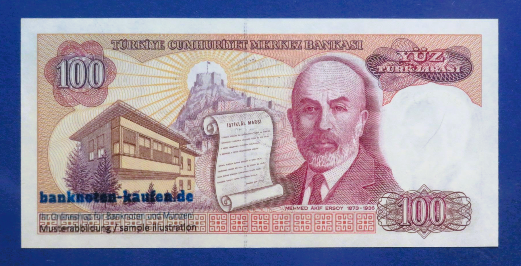 Türkei, 100 Lira, 1984, kassenfrisch (UNC), P-194