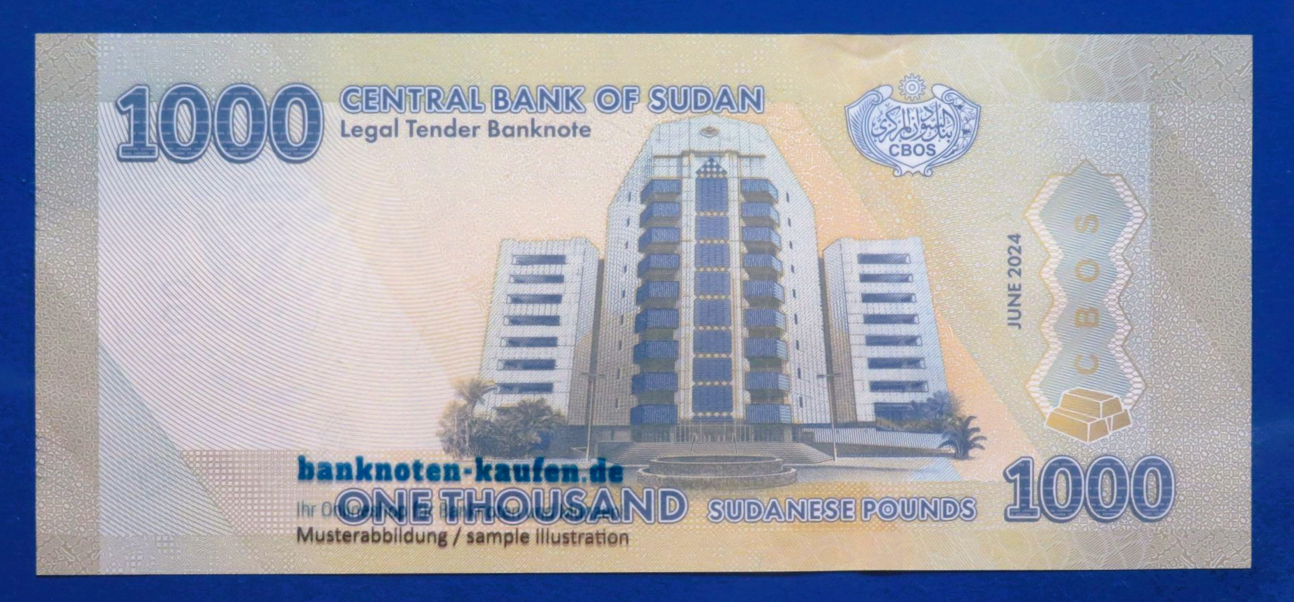 Sudan - 1,000 Pounds, 2024, uncirculated (UNC), P-87