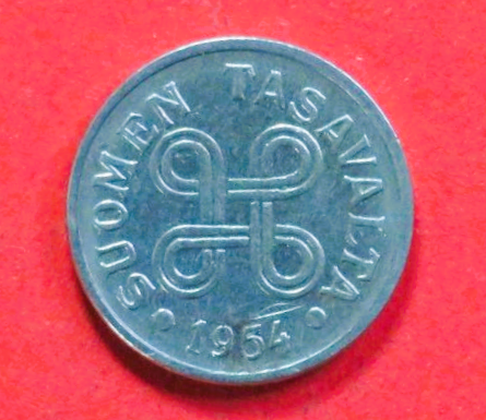 Finnland:  5 Markkaa, 1953-1962, gebraucht (used / ss), # 39a