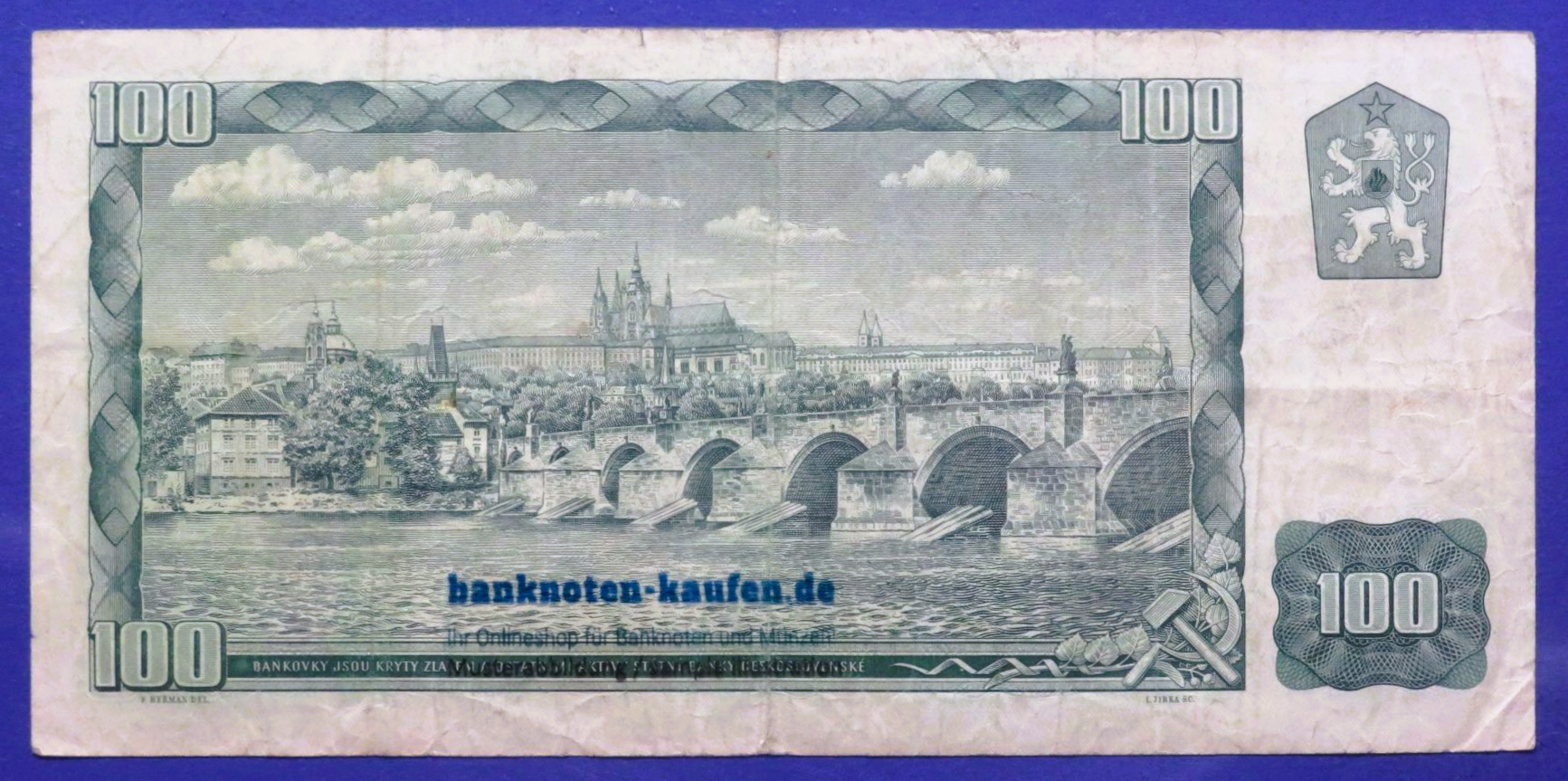 Tschechoslowakei, 100 Korun, 1961,  gebraucht (USED / VF-), P-91j