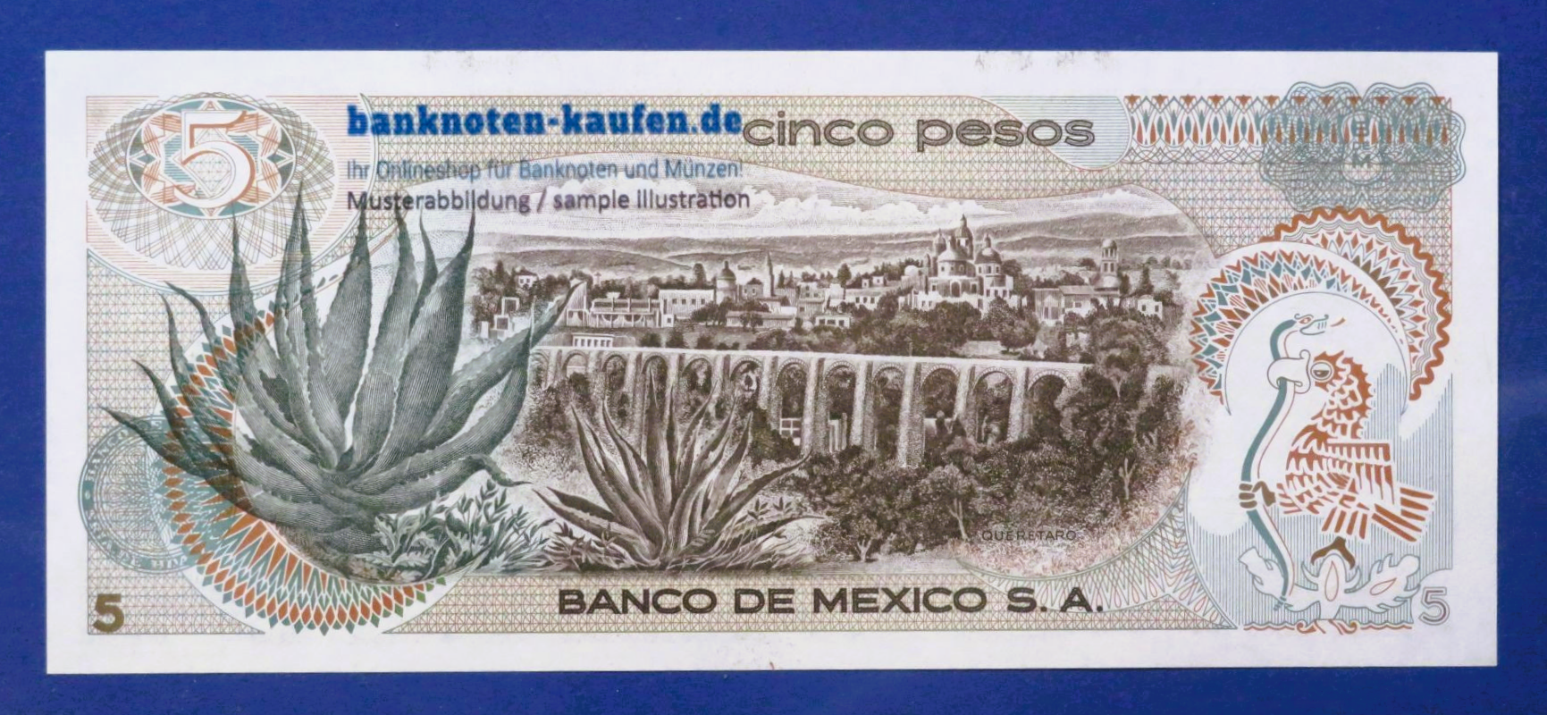 Mexico, 5 Pesos, 1972, uncirculated (UNC), P-62c