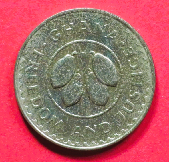 Ghana:  50 Pesewas, 1979, circulated (used / xf), # 18