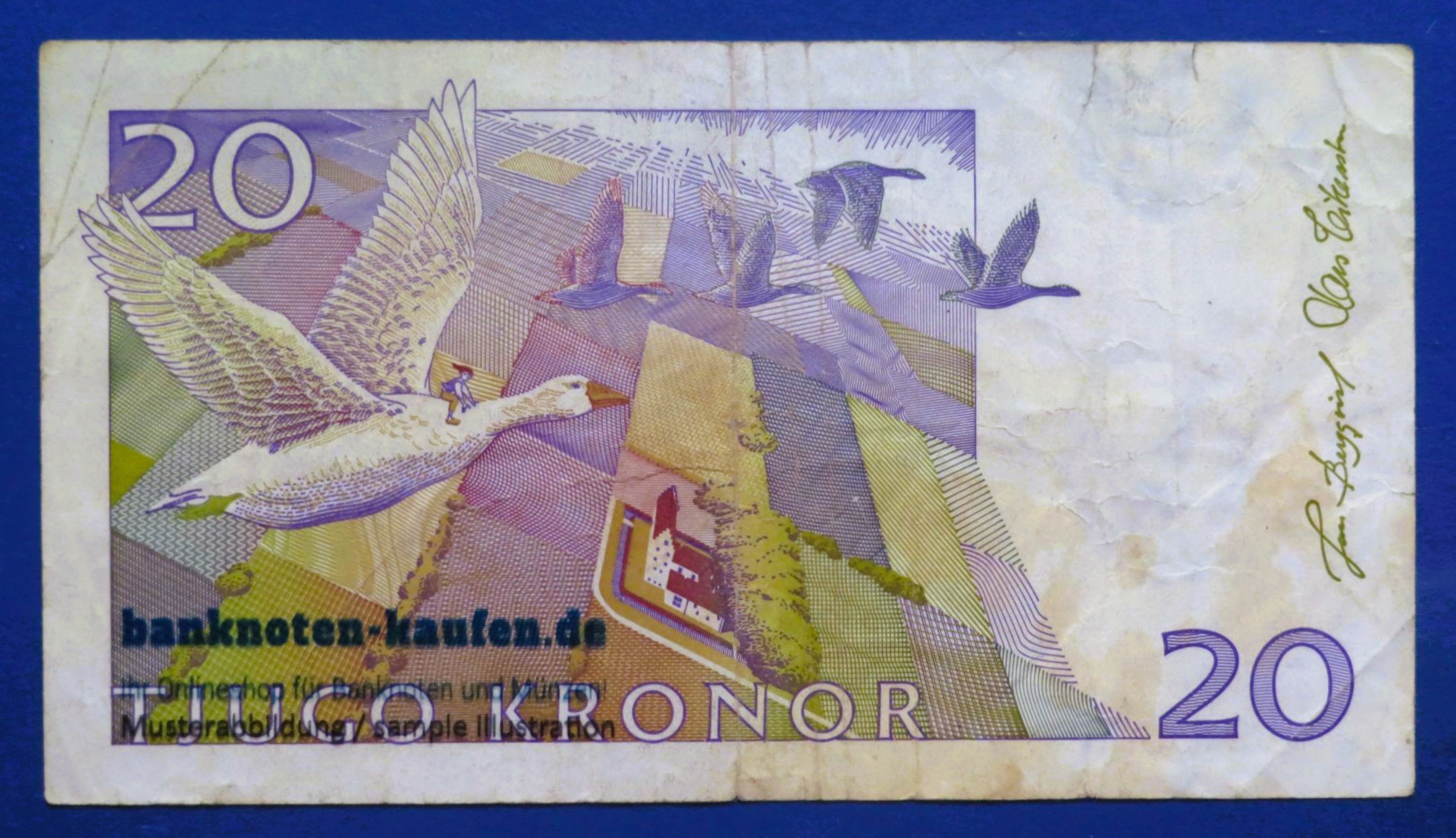 Schweden, 20 Kronor, 2003, gebraucht (USED / F), P-63b