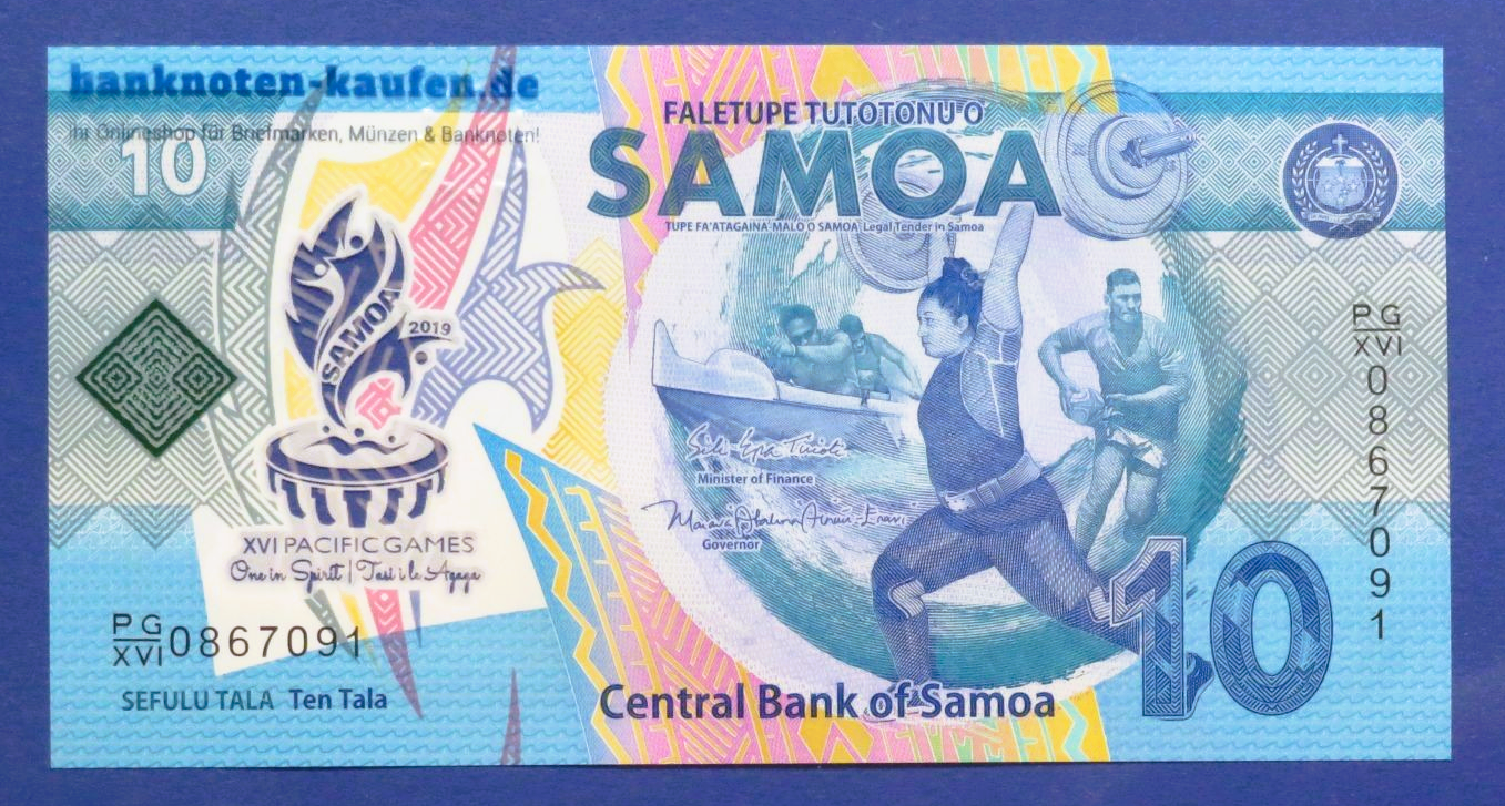 Samoa, 10 Tala, 2019, uncirculated (UNC), Polymer, Commemorative issue, P-45