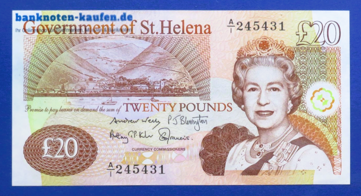 St. Helena, 20 Pounds, 2012, uncirculated (UNC), P-13b