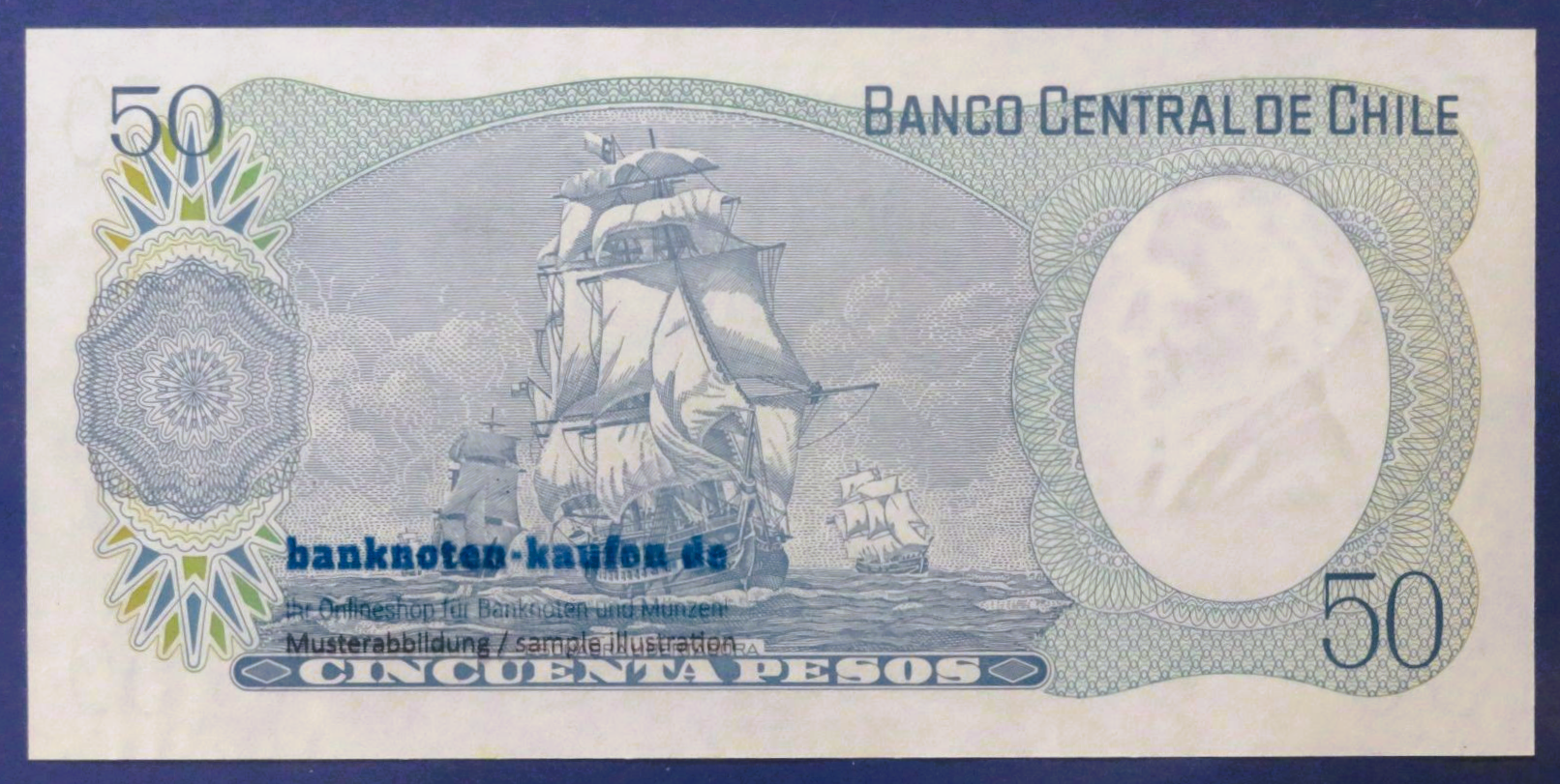 Chile, 50 Pesos, 1981, about uncirculated (AU), P-151