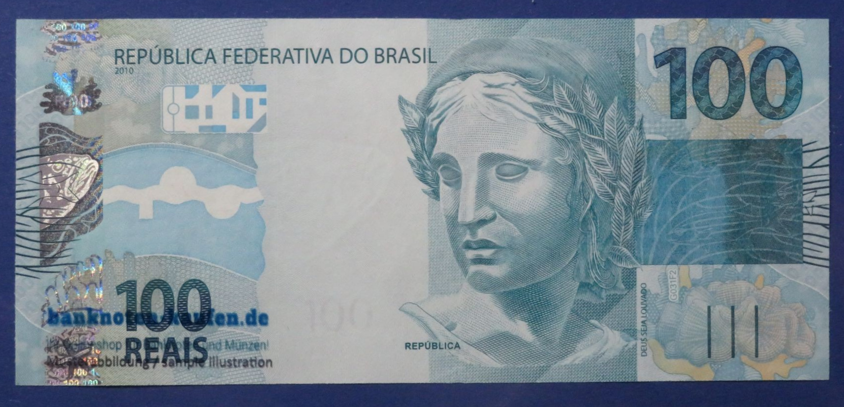 Brazil, 100 Reais, 2010, uncirculated (UNC), P-257