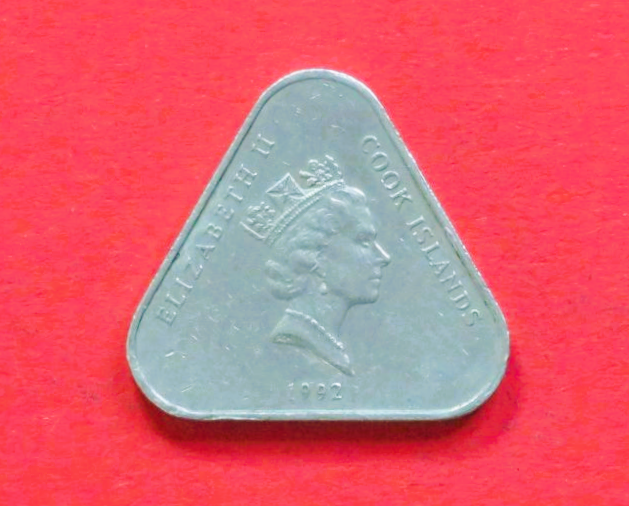 Cook Inseln: 2 Dollars, 1987-1994, gebraucht (used / ss), # 59