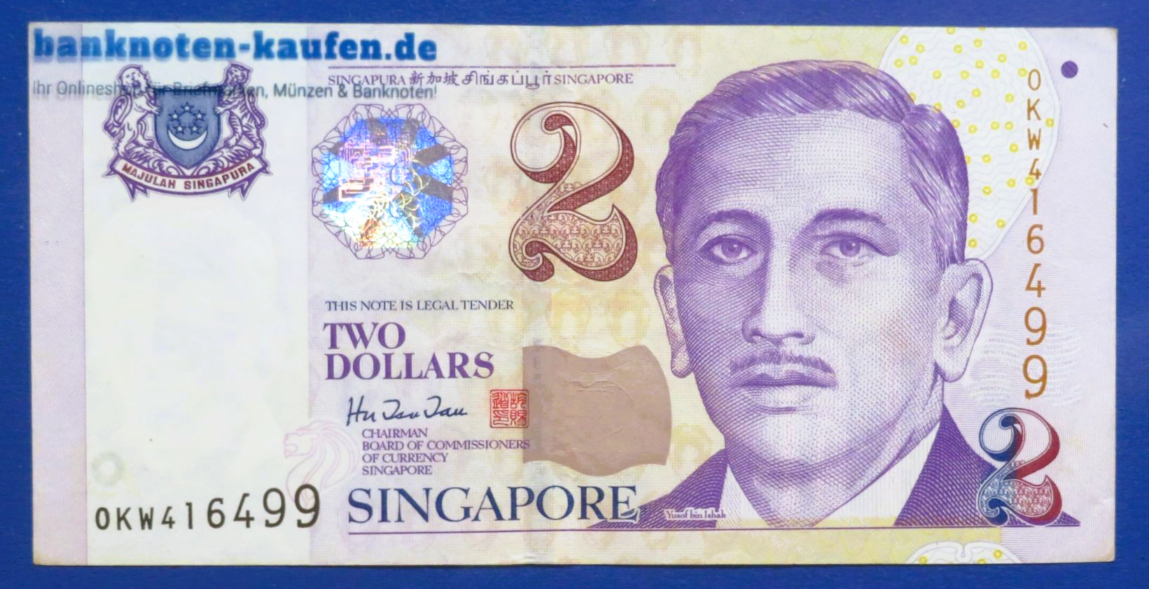 Singapore, 2 Dollars, 1999ND, circulated (USED / VF), P-38