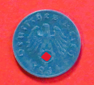 Deutsches Reich: 1 Reichspfennig, 1940-1945, gebraucht (used / ss), # 92