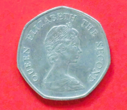 Falkland Inseln: 20 Pence, 1982-1999, gebraucht (used / ss), # 6