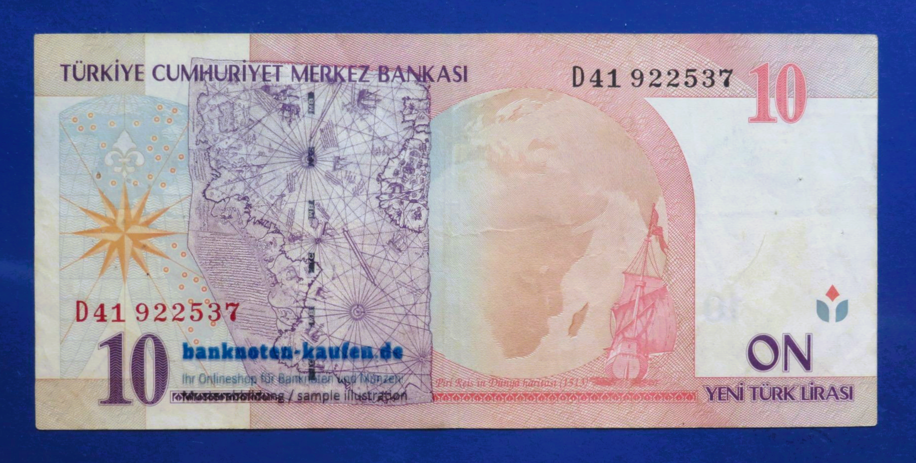 Türkei, 10 Yeni Lira, 2005, gebraucht (USED / VF), P-218