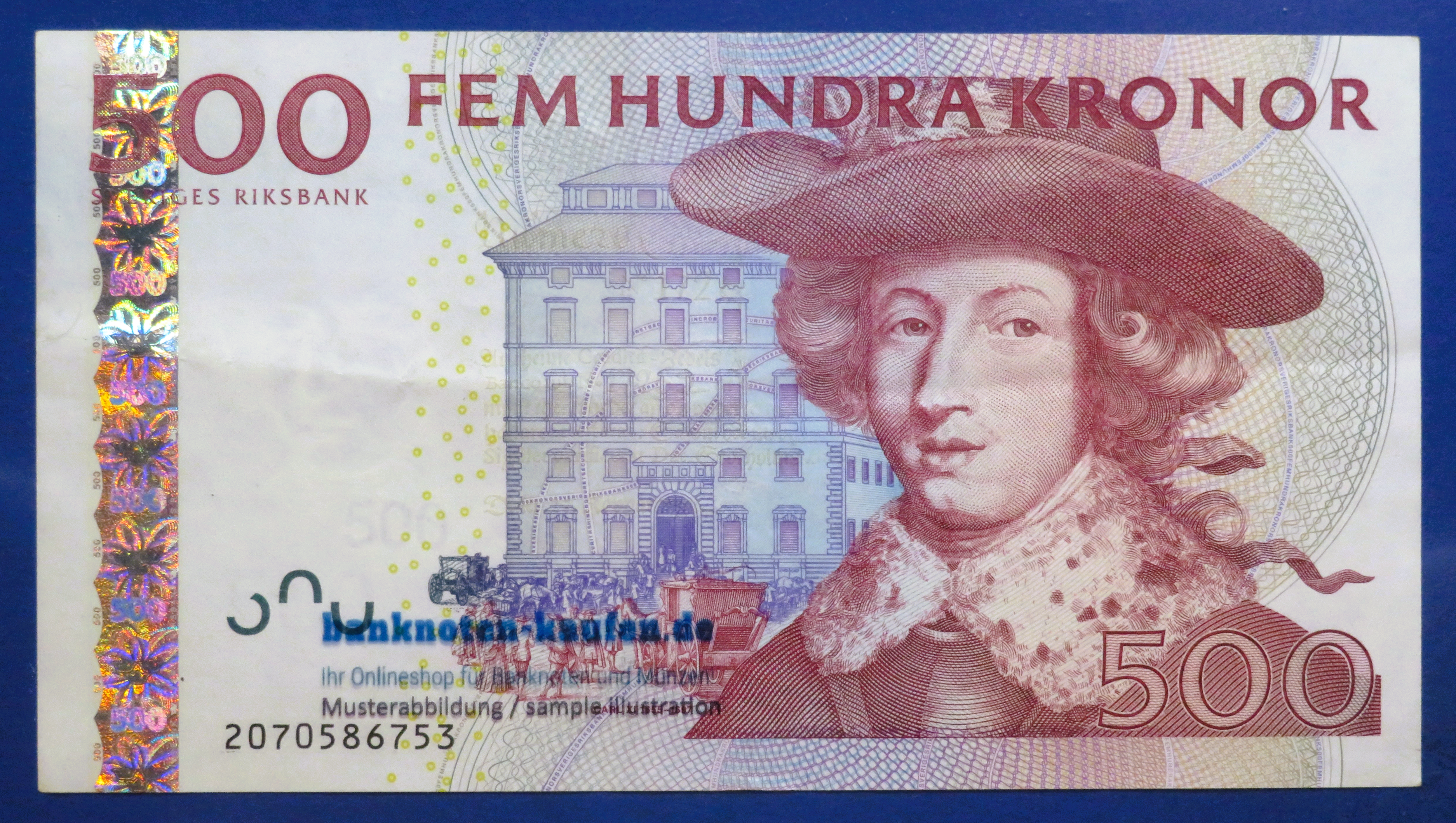 Sweden, 500 Kronor, 2012, circulated (USED / VF), P-66c